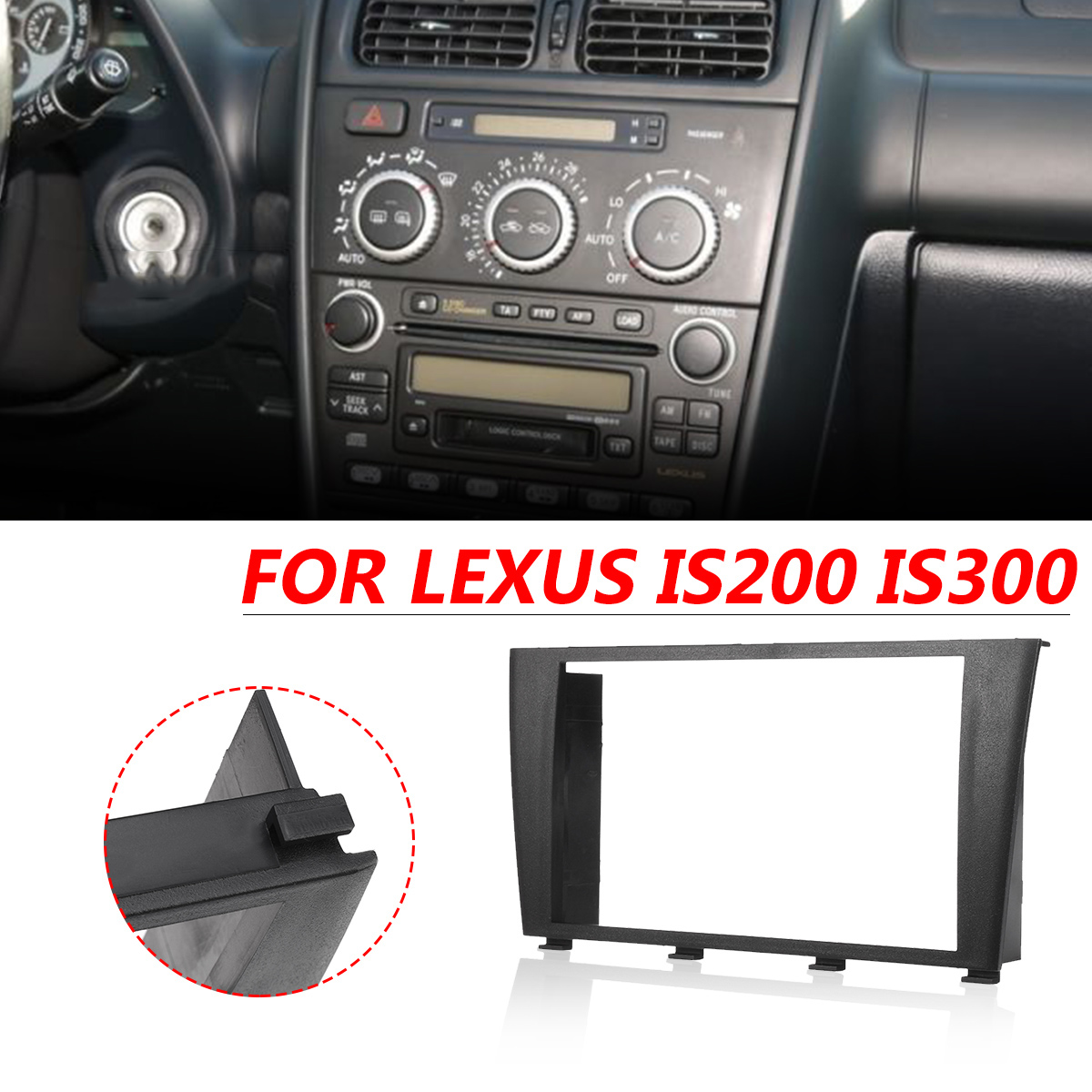 Car Cd Radio Stereo Facia Fascia Fitting Kit Surround Iso Lead For