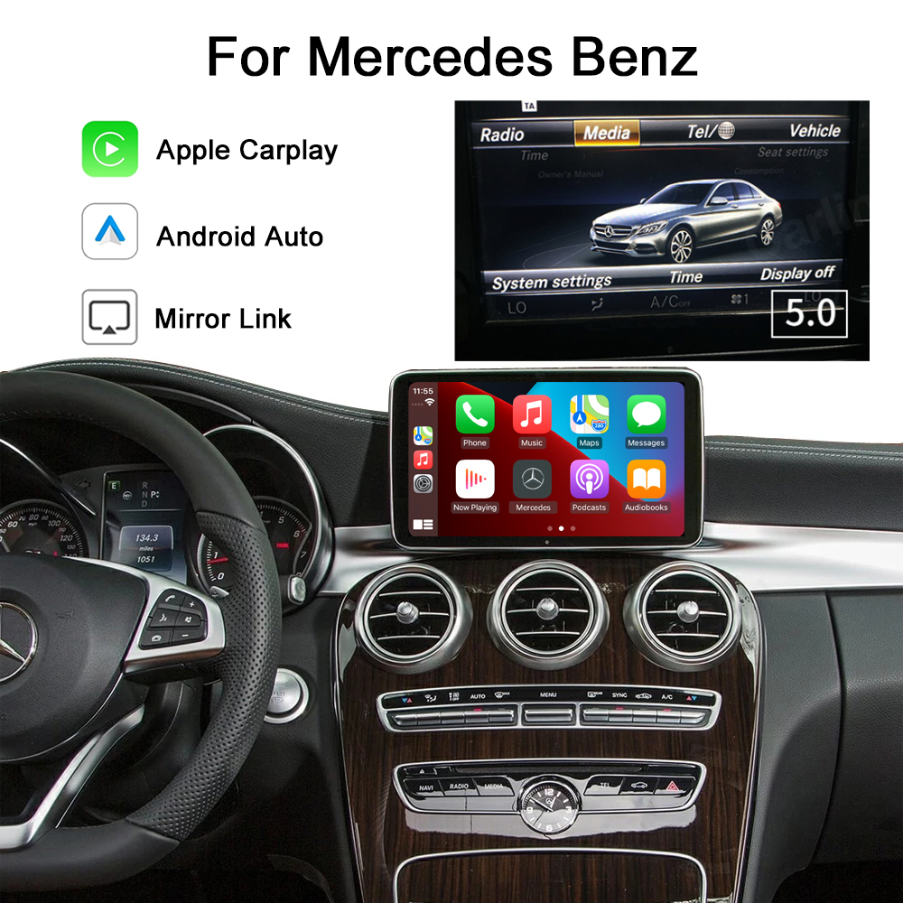 Oem Screen Upgrade Wireless Carplay Decoder Box Android Auto Mirror