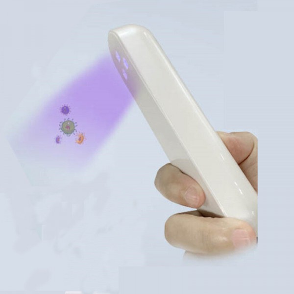 Portable LED Ultraviolet Sterilizer UV Lamp Handheld Germicidal Stick Light USB White For Hospital Home Car