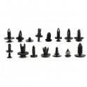 415pcs Plastic Car Door Trim Clip Bumper Rivets Screws Panel Push Fastener Kit for Ford