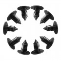 A Set Of 120 Sets Of 9mm Car Black Buckles Cips Bumper Car Fastener Clip