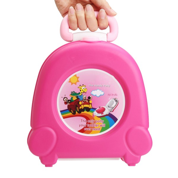 Kid Baby Toddler Toilet Portable Training Seat Travel Potty Urinal Pee Pot Chair