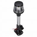 12-24V Marine Pontoon Fold Down LED Navigation Stern Anchor Pole Lights For Boat