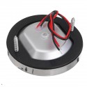 12V LED 2835 Round Stern Transom Lights For Boat Marine Embedded Mounting Stainless Steel