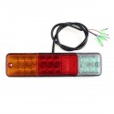 2PCS 10-80V 24V 48V Rear Turn Signal Stop Brake Reverse Indicator Sealed Light For Forklift Car