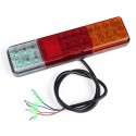 2PCS 10-80V 24V 48V Rear Turn Signal Stop Brake Reverse Indicator Sealed Light For Forklift Car