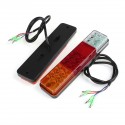 2PCS 10-80V 24V 48V Rear Turn Signal Stop Brake Reverse Indicator Sealed Light For Forklift Car