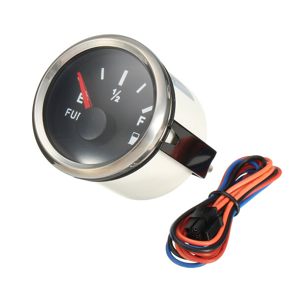 Marine Boat Fuel Level Gauge Yacht Trim Tank Indicator 52mm 12/24V 240-33 Ohms