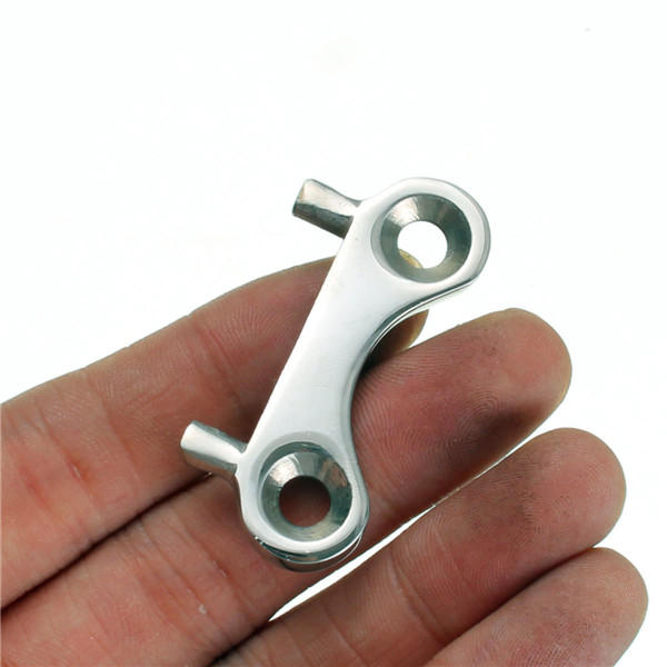 Universal Stainless Steel Boat Deck Fill Plate Key Tool Water Fuel Gas Waste Cap