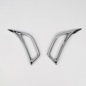 2Pcs Car Leaf Plate Air Inlet Trim Cover Moulding Trim Strip for Jeep for Wrangler JL 2018