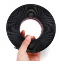 3/5M 30mm Molding Trim Black Car Roof Body Side Grille Window Decorative Strip