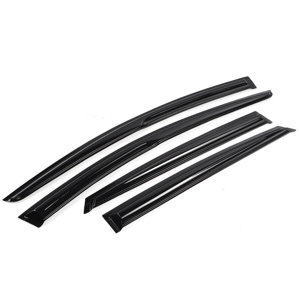 4Pcs For FORD FOUCUS 2009-2018 Plastic Exterior Visor Vent Shades Window Sun Rain Guard Deflector