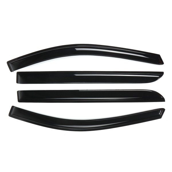 4Pcs For Honda Odysssey 2005-2010 Mugen Style Plastic Exterior Visor Vent Shades Window Sun Rain Guard Deflector