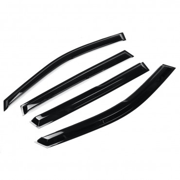 4Pcs For TOYOTA RAV4 2019-2020 Plastic Exterior Visor Vent Shades Window Sun Rain Guard Deflector