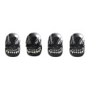 4Pcs Universal Resin Head Car Wheel Tire Valve Stem Caps Automobiles Tyre Dustproof Lid Decora