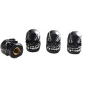 4Pcs Universal Resin Head Car Wheel Tire Valve Stem Caps Automobiles Tyre Dustproof Lid Decora