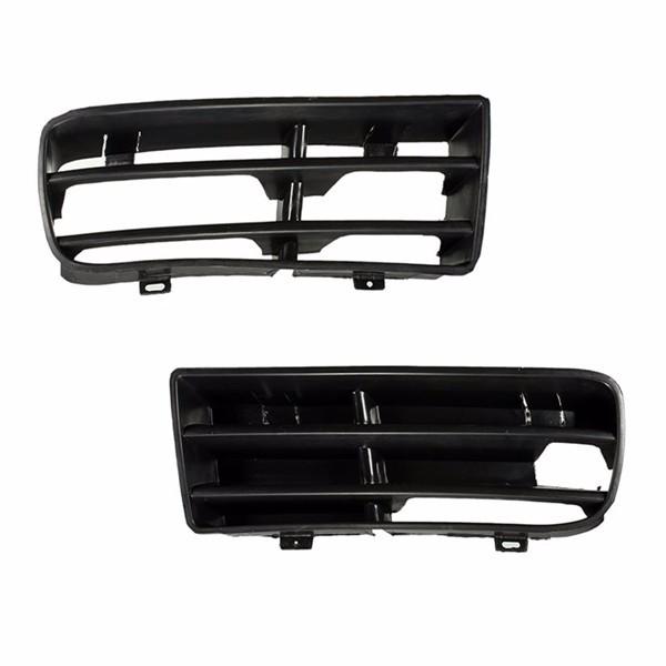 A Pair Front Bumper Lower Corner Grille Grill for VW GOLF MK4 97-05 Black