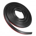 Universal 2M Black Rubber Seal Car Door Edge Guard Molding Trim Protectors Strip