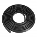 Universal 2M Black Rubber Seal Car Door Edge Guard Molding Trim Protectors Strip