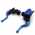 22MM 800CC 19mm Universal CNC Motorcycle Brake Clutch Master Cylinder Levers W/ Bar Clamp