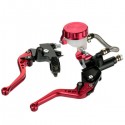 7/8 Inch Motorcycle Front Brakes Master Cylinders Adjust Levers For Suzuki