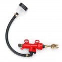 Motorcycle Rear Foot Brake Master Pump Cylinder With Fluid Reservoir Universal