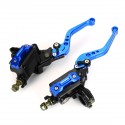 Universal Motorcycle Hydraulic 7/8inch M10*1.25 CNC Brake Clutch Master Cylinder Reservoir Lever Set