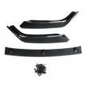 Carbon Fiber Style Front Bumper Lip Body Spoiler Protector Kit For VW JETTA MK6.5 2015-2018