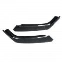 Carbon Fiber Style Front Bumper Lip Body Spoiler Protector Kit For VW JETTA MK6.5 2015-2018