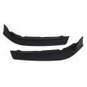 Front Bumper Cover Lip Spoiler Splitter Matte Black For Honda Civic 2019-2020