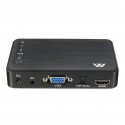 Mini Full 1080P HD Car Multi Media Player TV BOX 3 Outputs VGA/AV USB & SD Card