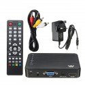 Mini Full 1080P HD Car Multi Media Player TV BOX 3 Outputs VGA/AV USB & SD Card