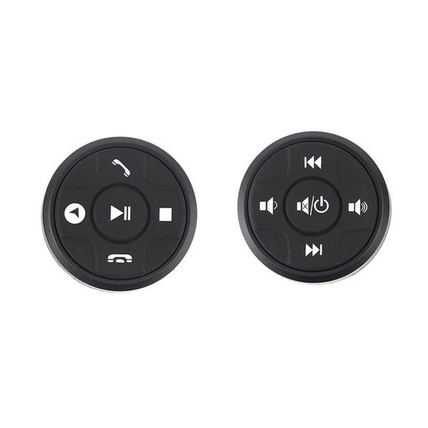 Universal Wireless Car Steering Wheel Button bluetooth Remote Control For Stereo DVD GPS With Night Light