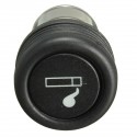 Black Universal 12V Car Auto Cigarettes Lighter Plug For Standard Socket