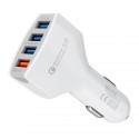 4 port QC 3.0+3.5A Quick Charge Car Charger for IOS and Android