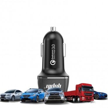 6A Trickle QC3.0 Fast Charging Mini Protocol Car Charger 35Minute UP to 80%