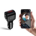 A01 Mini Car bluetooth 5.0+EDR Hands-free Digital Display Car Charger