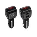 A01 Mini Car bluetooth 5.0+EDR Hands-free Digital Display Car Charger