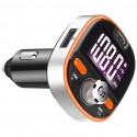 BC53 QC3.0 Fast Car Charger bluetooth MP3 Player FM Transmitter Colorful Atmosphere Light Display