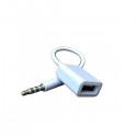 Car MP3 AUX 3.5mm Male Audio Plug to Female USB 2.0 Converter Cable