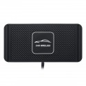 Car Qi Wireless Charger Pad With Anti Skid Rubber Base