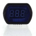 Mini Car LCD Battery Voltage Meter Monitor 12V Black