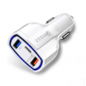 QC3.0 Dual USB Fast Charge Type-c Car Charger