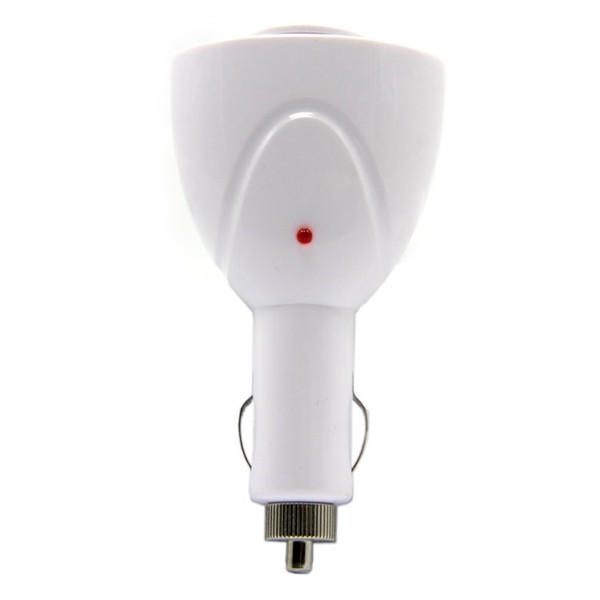 T17252 Car Charger 1 Separate 2 Two USB Power Adapter Cigratte Lighter Plug for Digital Device