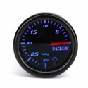 Universal 2 Inch 52mm Mechanical Vacuum Intake Gauge Digital 7 Color LED Display Car Odometer