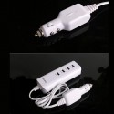 Universal 4 Ports USB Travel Mobile Phone Car Charger 5V 3A Smart Charging Head Smart Phone Adapter