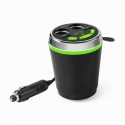 bluetooth Wireless FM Car Dual USB Charger Socket Cup Holder Adapter Handfree call