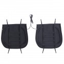 12V Double Car Front Seat Heated Cushion Seat Warmer Winter Household Cover Electric Mat