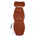 3 In 1 Leather Car Cooling Warm Heated Massage Chair Seat Cushion Universal Auto Seat Cover