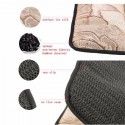 3Pcs Car Ice Silk Bamboo Charcoal Summer Seat Cushion Non Slip 45*45CM 135*45CM